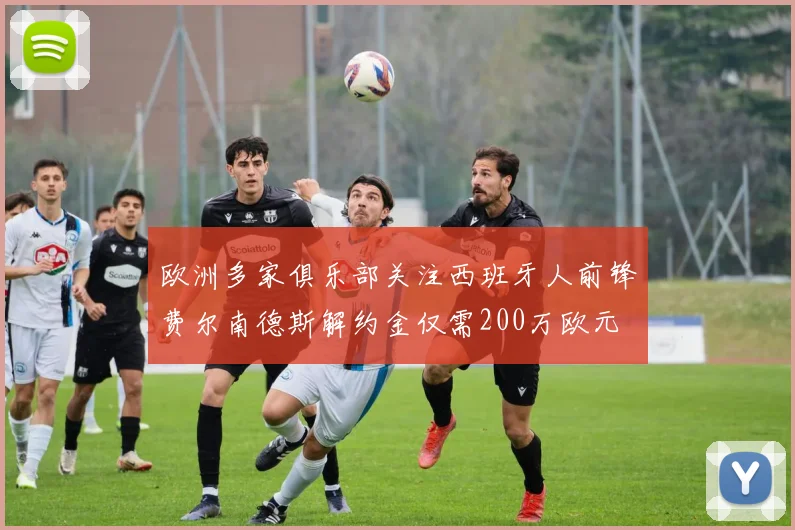 欧洲多家俱乐部关注西班牙人前锋费尔南德斯解约金仅需200万欧元
