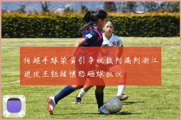 何超手球染黄引争议裁判漏判浙江进攻王钰栋愤怒砸球抗议